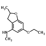 CAS#: 732197-84-1， 6-Ethoxy-N,2-dimethyl-2,3-dihydro-1-benzofuran-4-amine
