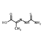 CAS#: 732221-48-6， (2E)-2-(Carbamothioylhydrazono)propanoic acid