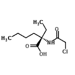 CAS#: 732225-29-5， N-(Chloroacetyl)-2-ethyl-L-norleucine