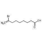 structure of CAS# 732248-59-8, 8-Bromo-8-nonenoic acid;8-bromo-8-nonenoic acid