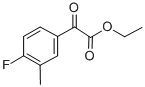 structure of CAS# 732251-71-7, Ethyl 4-Fluoro-3-Methylbenzoylformate;ETHYL 4-FLUORO-3-METHYLBENZOYLFORMATE