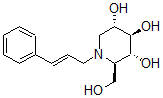 CAS 登录号：73243-68-2， N-(3-苯基-2-丙烯基)-1-脱氧野尻霉素