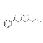 structure of CAS# 73249-95-3, Ethyl 3-methyl-5-oxo-5-phenylpentanoate;ethyl 3-methyl-5-oxo-5-phenylvalerate