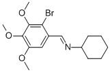 CAS#: 73252-56-9, N-(2-Bromo-3,4,5-Trimethoxybenzylidene)Cyclohexylamine