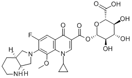CAS#: 733002-61-4， Moxifloxacin Acyl-beta-D-Glucuronide
