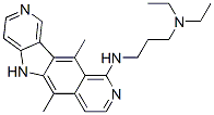 CAS 登录号：73323-33-8， N'-(6,11-二甲基-5H-吡啶并(3',4':4,5)吡咯并(2,3-g)异喹啉-10-基)-N,N-二乙基-1,3-丙烷二胺
