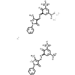 CAS#: 73324-04-6， Bis[3-[2-[4,5-dihydro-3-methyl-5-(oxo)-1-phenyl-1H-pyrazol-4-yl]diazenyl]-2-(hydroxy)-5-nitrobenzenesulfonato]-Chromate sodium hydrogen
