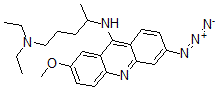 CAS#: 73332-88-4， N'-(6-Azido-2-Methoxyacridin-9-Yl)-N,N-Diethylpentane-1,4-Diamine