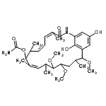 CAS 登录号：73341-73-8， (4E,6Z,10Z)-20,22-二羟基-13,14,17-三甲氧基-4,8,10,12,16-五甲基-3-氧代-2-氮杂双环[16.3.1]二十二碳-1(22),4,6,10,18,20-六烯-9-基氨基甲酸酯