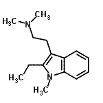 CAS#: 733677-94-6， 2-(2-Ethyl-1-methyl-1H-indol-3-yl)-N,N-dimethylethanamine