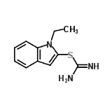 CAS#: 733695-14-2， 1-Ethyl-1H-indol-2-yl carbamimidothioate