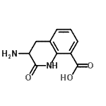 CAS#: 733706-01-9， 3-Amino-2-oxo-1,2,3,4-tetrahydro-8-quinolinecarboxylic acid