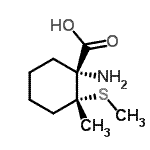 CAS#: 73371-93-4， (1R,2R)-1-Amino-2-methyl-2-(methylsulfanyl)cyclohexanecarboxylic acid