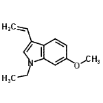 CAS#: 733747-58-5， 1-Ethyl-6-methoxy-3-vinyl-1H-indole