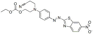 CAS#: 73384-65-3， 2-[(2-Cyanoethyl)[4-[(6-Nitrobenzothiazol-2-Yl)Azo]Phenyl]Amino]Ethyl Ethyl Carbonate