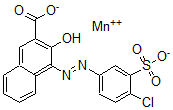 CAS#: 73385-04-3， 4-(4-Chloro-3-Sulfophenyl)Azo-3-Hydroxy-2-Naphthalenecarboxylic Acid Manganese Salt (1:1)