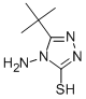 structure of CAS# 73396-58-4, 4-Amino-5-Tert-Butyl-4H-1,2,4-Triazole-3-Thiol;Zinc03277783;Zinc02510502