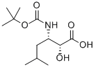 structure of CAS# 73397-28-1, N-Boc-(2R,3S)-2-Hydroxy-3-Amino-5-Methylhexanoic Acid;(2R,3S)-3-(Boc-Amino)-2-Hydroxy-5-Methylhexanoic Acid, 97%;N-BOC-(2R,3S)-2-HYDROXY-3-AMINO-5-METHYLHEXANOIC ACID;BOC-(2R,3S)-3-AMINO-2-HYDROXY-5-METHYLHEXANOIC ACID