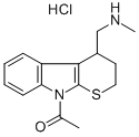 CAS#: 73426-16-1， 4-(Ethylaminomethyl)-3,4-Dihydro-2H-Thiopyrano[2,3-b]Indole-9-Carbaldehyde Hydrochloride