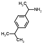 structure of CAS# 73441-43-7, 1-(4-Isopropylphenyl)ethanamine;(R)-1-(4-ISOPROPYLPHENYL)ETHANAMINE;(S)-1-(4-ISOPROPYLPHENYL)ETHANAMINE;1-(4-Isopropyl-phenyl)-ethylamine