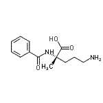 CAS#: 734491-81-7， N<sup>2</sup>-Benzoyl-2-methyl-L-ornithine