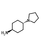 CAS#: 734527-26-5， trans-4-(1-Pyrrolidinyl)cyclohexanamine