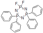 CAS#: 73502-98-4， 2,4-Difluoro-2,2,4,4,6,6-hexahydro-2,4,6,6-tetraphenyl-1,3,5,2,4,6-Triazatriphosphorine