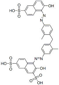 CAS#: 73507-52-5， (4Z)-4-[[3-Methyl-4-[[2-Methyl-4-[(2Z)-2-(2-Oxo-6-Sulfonaphthalen-1-Ylidene)Hydrazinyl]Phenyl]Methyl]Phenyl]Hydrazinylidene]-3-Oxonaphthalene-2,7-Disulfonic Acid