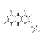 CAS#: 73508-07-3， (2-Amino-4-oxo-6,7-disulfanyl-1,5,5a,8,9a,10-hexahydro-4H-pyrano[3,2-g]pteridin-8-yl)methyl dihydrogen phosphate