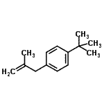 结构式 CAS# 73566-44-6, 1-(2-甲基-2-丙基)-4-(2-甲基-2-丙烯-1-基)苯