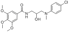 CAS#: 73571-91-2， N-[3-[(4-Chlorophenyl)-Methylamino]-2-Hydroxypropyl]-3,4,5-Trimethoxybenzamide