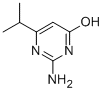 结构式 CAS# 73576-32-6, 2-氨基-4-羟基-6-异丙基嘧啶