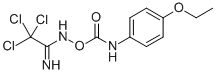 CAS#: 73623-15-1， [(1-Amino-2,2,2-Trichloroethylidene)Amino] N-(4-Ethoxyphenyl)Carbamate