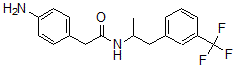 CAS#: 73664-33-2， 2-(4-Aminophenyl)-N-[1-[3-(Trifluoromethyl)Phenyl]Propan-2-Yl]Acetamide