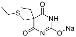 CAS#: 73688-58-1， Sodium 5-Ethyl-5-(Ethylsulfanylmethyl)Pyrimidin-3H-2,4,6-Trione