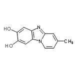 CAS 登录号：736886-63-8， 3-甲基吡啶并[1,2-a]苯并咪唑-7,8-二醇