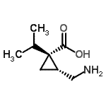 CAS#: 736915-21-2， (1R,2R)-2-(Aminomethyl)-1-isopropylcyclopropanecarboxylic acid