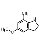 CAS#: 736923-00-5， 5-Methoxy-7-methylindoline