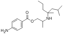 CAS#: 73713-49-2, 2-(2,4-Dimethylheptan-4-Ylamino)Propyl 4-Aminobenzoate