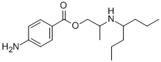 CAS#: 73713-51-6， 2-(Heptan-4-Ylamino)Propyl 4-Aminobenzoate