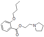 CAS 登录号：73713-57-2， 2-吡咯烷-1-基乙基2-丁氧基苯甲酸酯