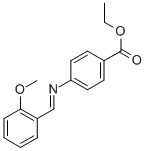 CAS#: 73713-66-3， Ethyl 4-[(2-Methoxyphenyl)Methylideneamino]Benzoate