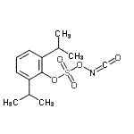 CAS#: 73748-46-6， ({[(2,6-Diisopropylphenoxy)sulfonyl]oxy}imino)methanone
