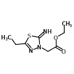 CAS#: 737717-44-1， Ethyl (5-ethyl-2-imino-1,3,4-thiadiazol-3(2H)-yl)acetate