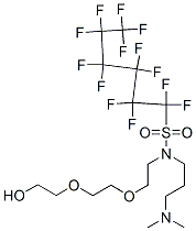 CAS#: 73772-34-6， N-(3-Dimethylaminopropyl)-1,1,2,2,3,3,4,4,5,5,6,6,6-Tridecafluoro-N-[2-[2-(2-Hydroxyethoxy)Ethoxy]Ethyl]Hexane-1-Sulfonamide