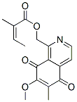 CAS 登录号:73777-65-8, (7-甲氧基-6-甲基-5,8-二氧代异喹啉-1-基)甲基(E)-2-甲基丁-2-烯酸酯