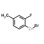 CAS#: 737797-14-7， Bromo(2-fluoro-4-methylphenyl)zinc