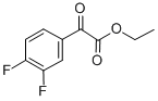 structure of CAS# 73790-05-3, Ethyl 3,4-Difluorobenzoylformate;Ethyl 2-(3,4-Difluorophenyl)-2-Oxo-Acetate;2-(3,4-Difluorophenyl)-2-Oxoacetic Acid Ethyl Ester;2-(3,4-Difluorophenyl)-2-Keto-Acetic Acid Ethyl Ester