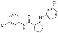 CAS#: 73825-70-4， N-(3-Chlorophenyl)-2-(3-Chlorophenyl)Iminocyclopentane-1-Carboxamide