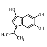CAS#: 73853-05-1， 1-Isopropyl-1H-indole-3,5,6-triol